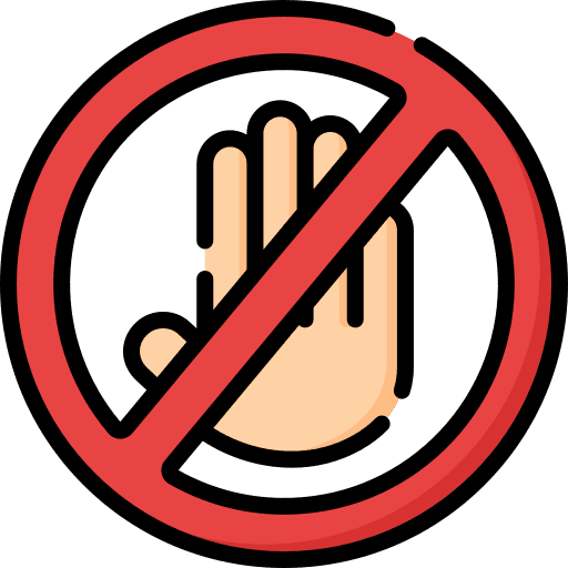 Prohibited items illustration