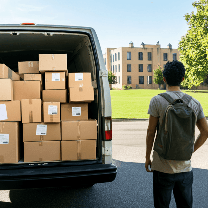 Student shipping service for easy university moves